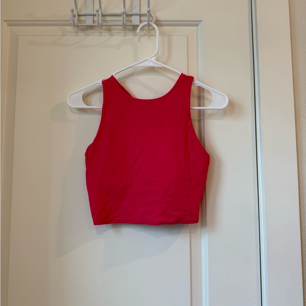 Athleta Vibrant Red Women's Crop Top